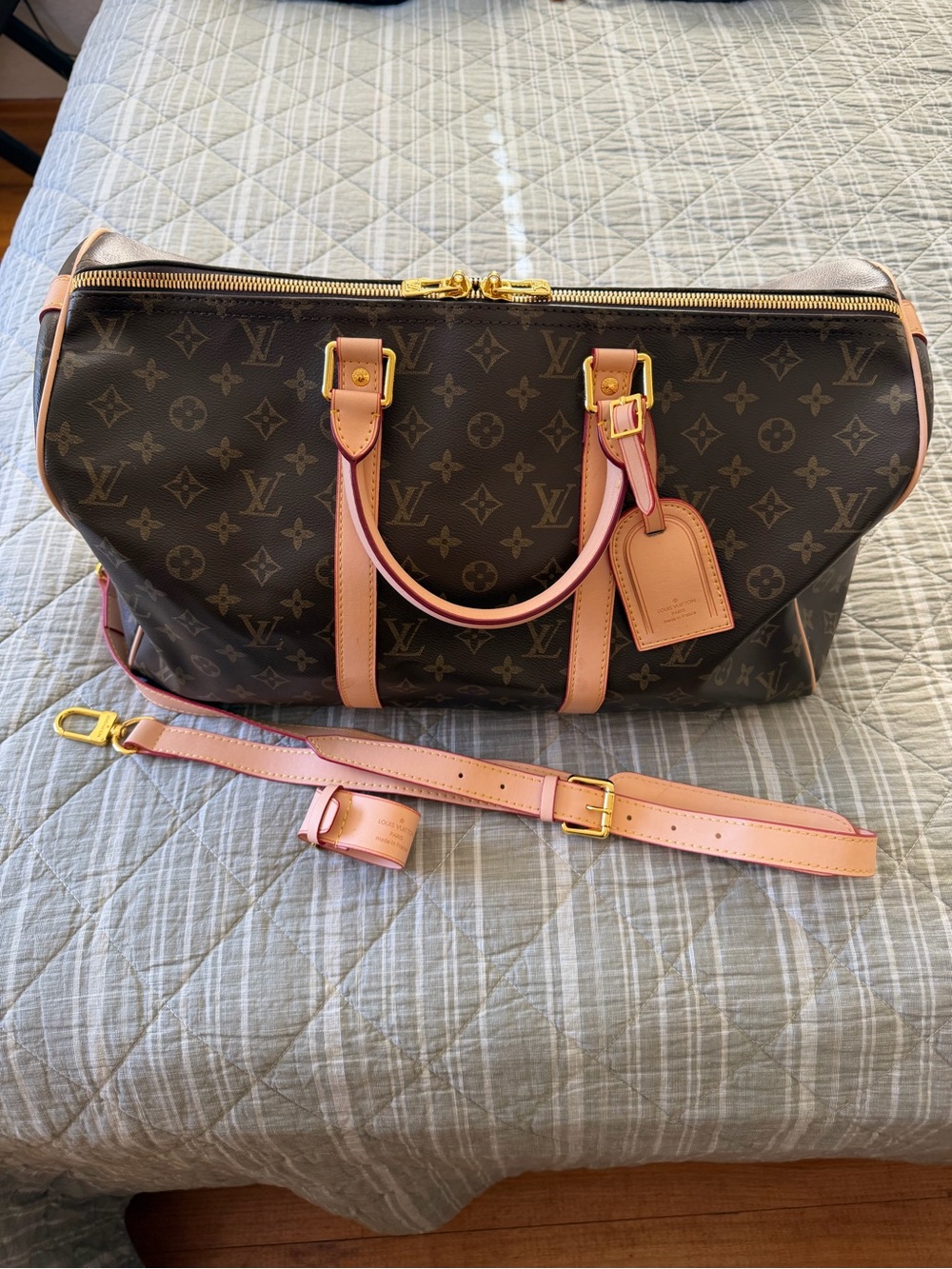 Inspired duffel bag